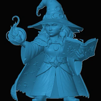 Mô hình Halfling Wizard