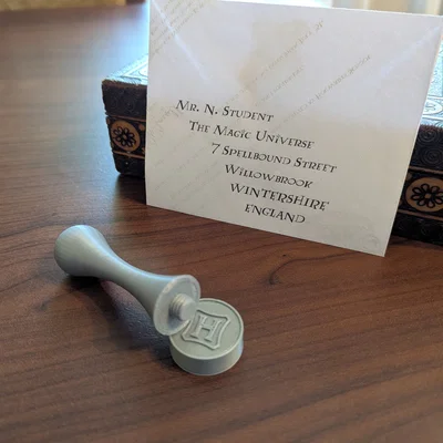 File STL Con Dấu Hogwarts H In 3D