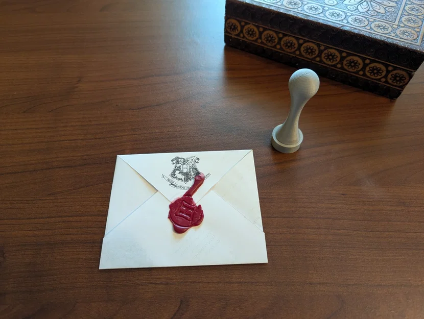 File STL Con Dấu Hogwarts H In 3D - Image 4
