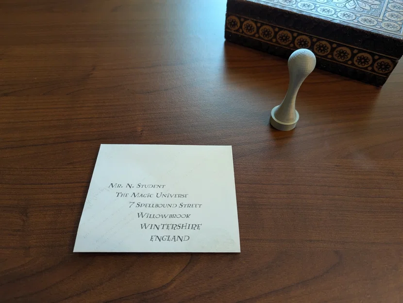 File STL Con Dấu Hogwarts H In 3D - Image 6