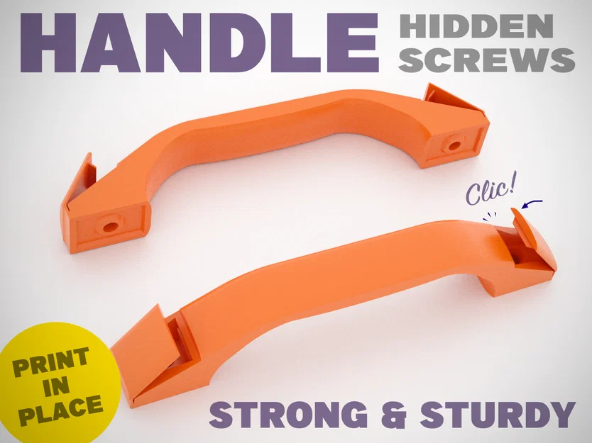 Tay nắm cửa có nắp che vít ẩn - Image 1