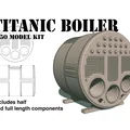 Mô hình nồi hơi tàu Titanic 1/50 - Phụ kiện trang trí 3D độc đáo - Thumbnail 2