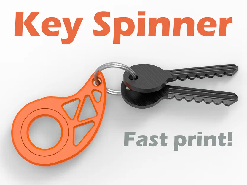 Keychain Spinner: Phụ kiện xoay chìa khóa giải trí cực vui - Image 1