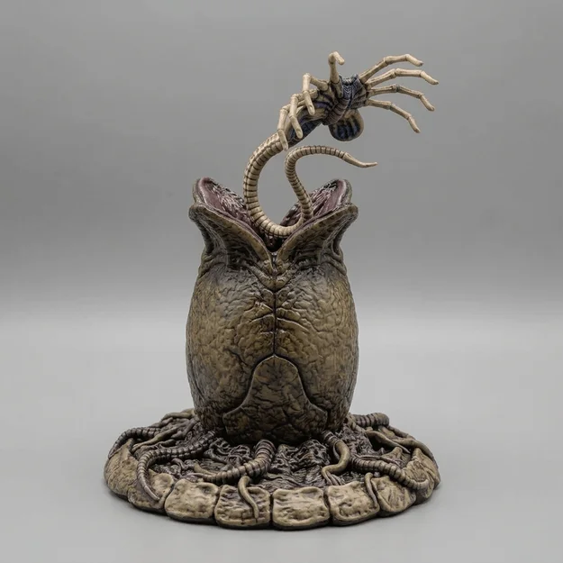 Mô hình trứng Alien Face Hugger 1979 in 3D độc đáo cho dân sưu tầm - Image 1
