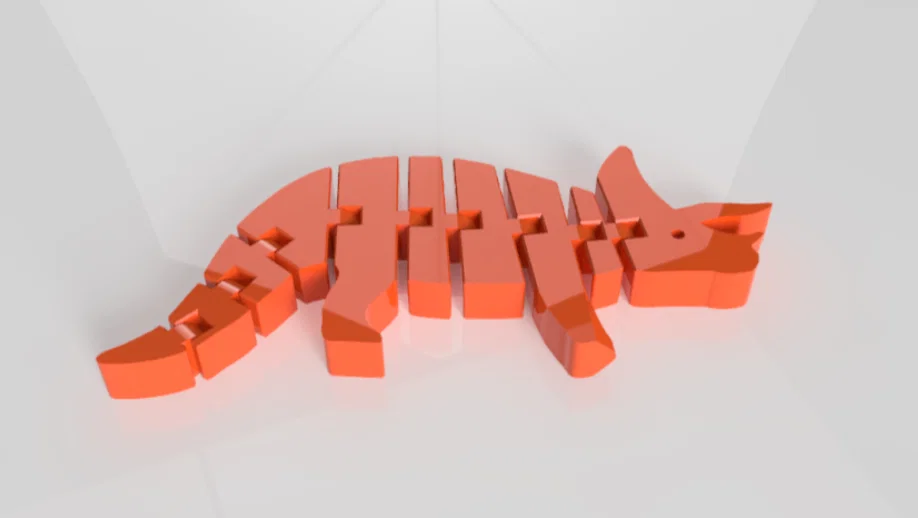 Bộ Ba Flexi Toys: Sóc, Khủng long Triceratops và Cá heo - Image 3