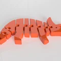 Bộ Ba Flexi Toys: Sóc, Khủng long Triceratops và Cá heo - Thumbnail 3