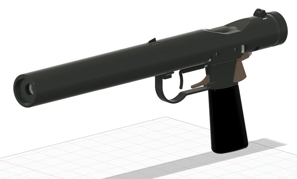 Mô hình 3D súng Welrod Mk1 - Thiết kế chi tiết dành cho người sưu tầm - Image 1