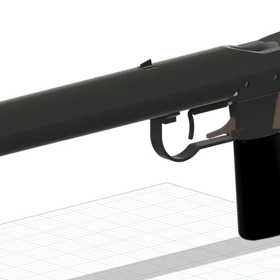 Mô hình 3D súng Welrod Mk1 - Thiết kế chi tiết dành cho người sưu tầm