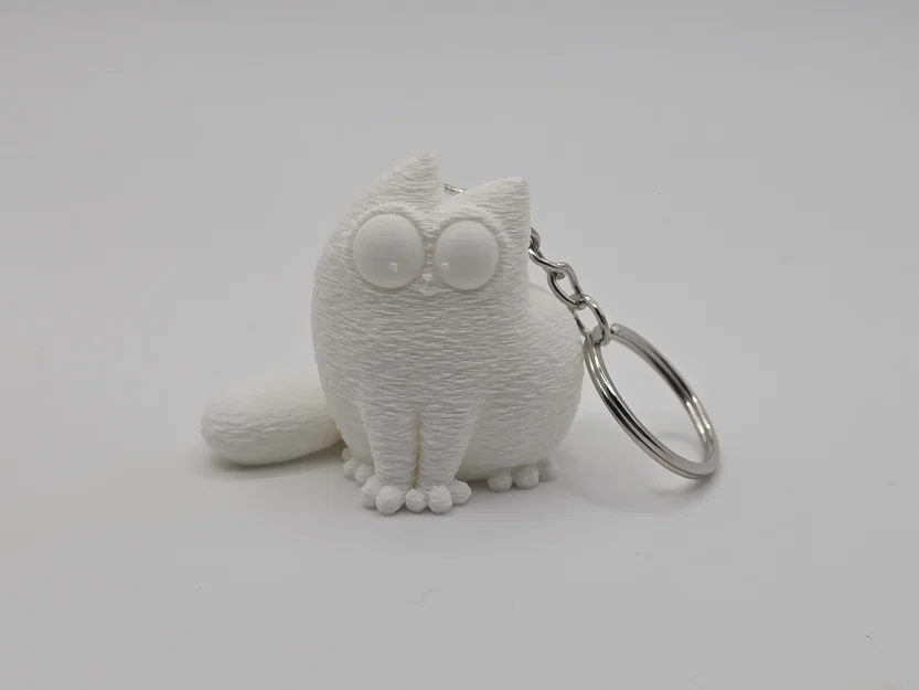 Móc khóa mèo Simon (Simon's Cat Keychain) - Image 1