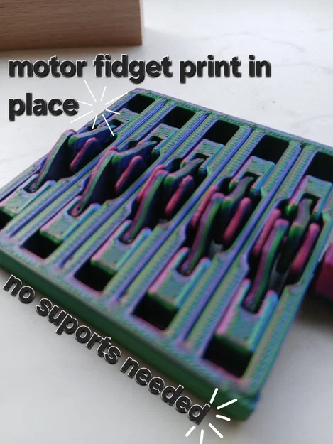 Bigger Motor Fidget v4 // Mẫu In Liền Khối (Print In Place) - Image 2
