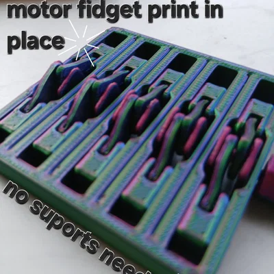 Bigger Motor Fidget v4 // Mẫu In Liền Khối (Print In Place)