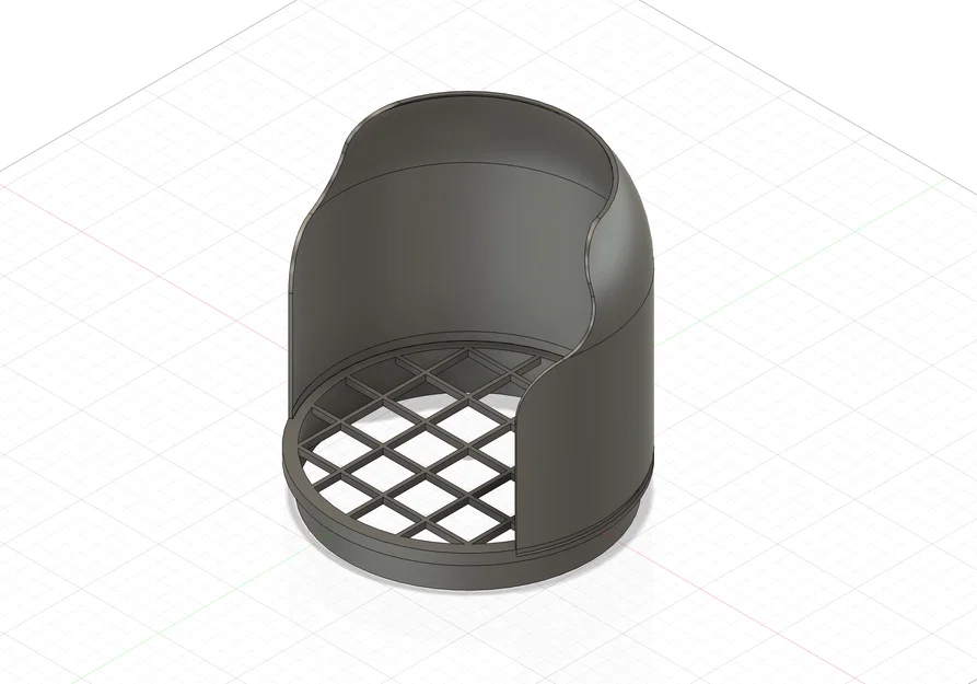 Nắp đậy lỗ thông gió tường 160mm in 3D bền bỉ - Image 1