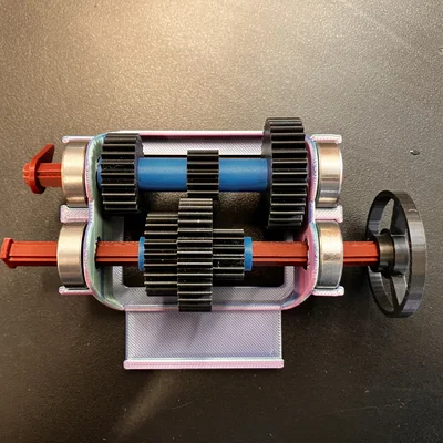 Hộp số 3 cấp (dễ lắp ráp)