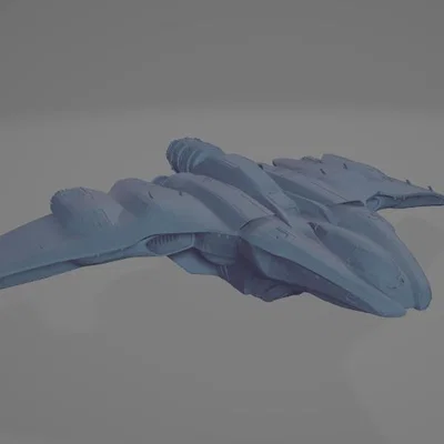 Mô hình tàu vũ trụ Mandalay (Elite Dangerous) in 3D cực chất