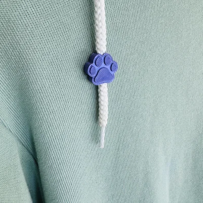 Hạt charm hình dấu chân chó trang trí dây giày, dây rút tiện lợi