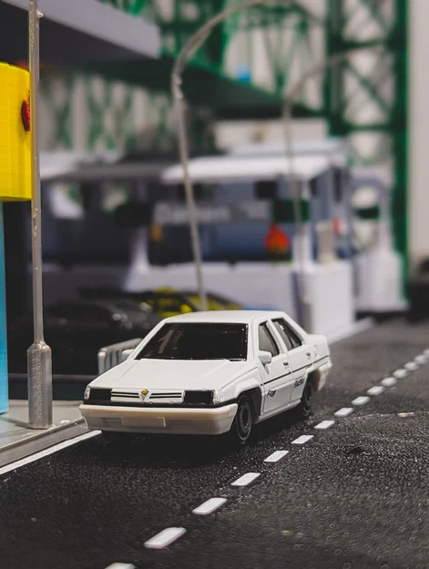 Mô hình diorama Trạm CTA Damen Green Line - Tỷ lệ 1:64 - Image 13