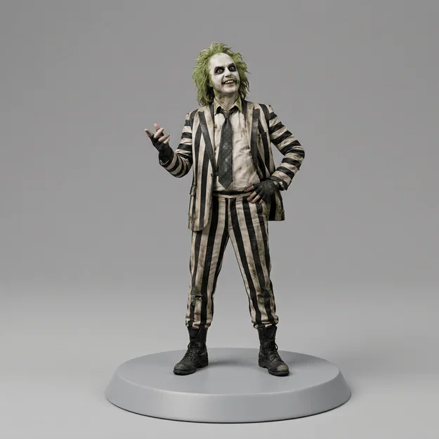 Mô hình 3D Beetlejuice (1988) sắc nét dành cho người sưu tầm - Image 1