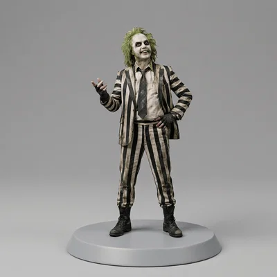 Mô hình 3D Beetlejuice (1988) sắc nét dành cho người sưu tầm