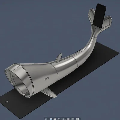 Loa khuếch đại âm thanh thụ động hình Cá voi cho iPhone SE