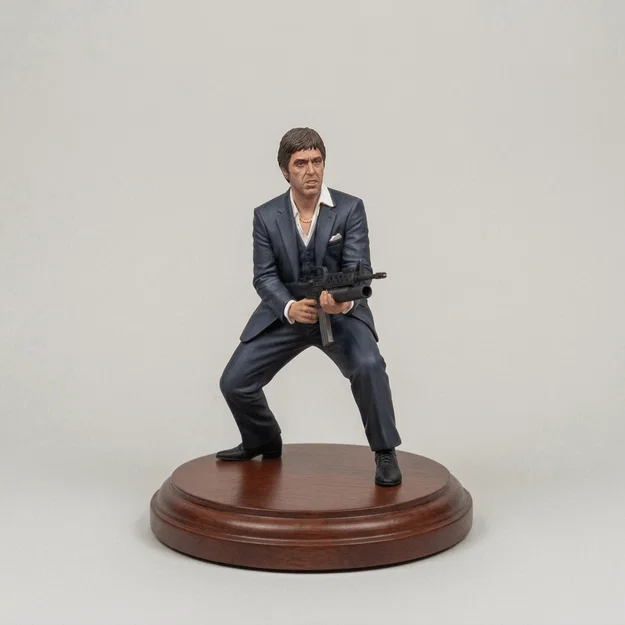 Mô hình 3D Scarface Tony Montana 1983 in ấn cực chất cho fan hâm mộ - Image 1