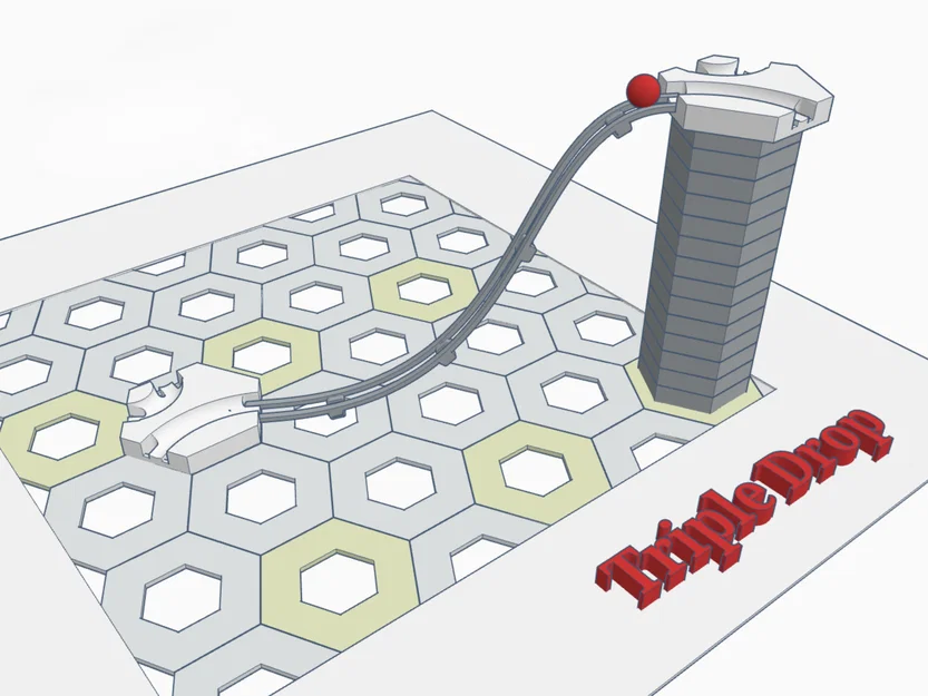 Đường ray Gravitrax Triple Drop – Mở rộng đường đua bi lăn cực đỉnh - Image 2