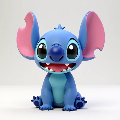 Mô hình 3D Stitch dễ thương - File in STL chất lượng cao
