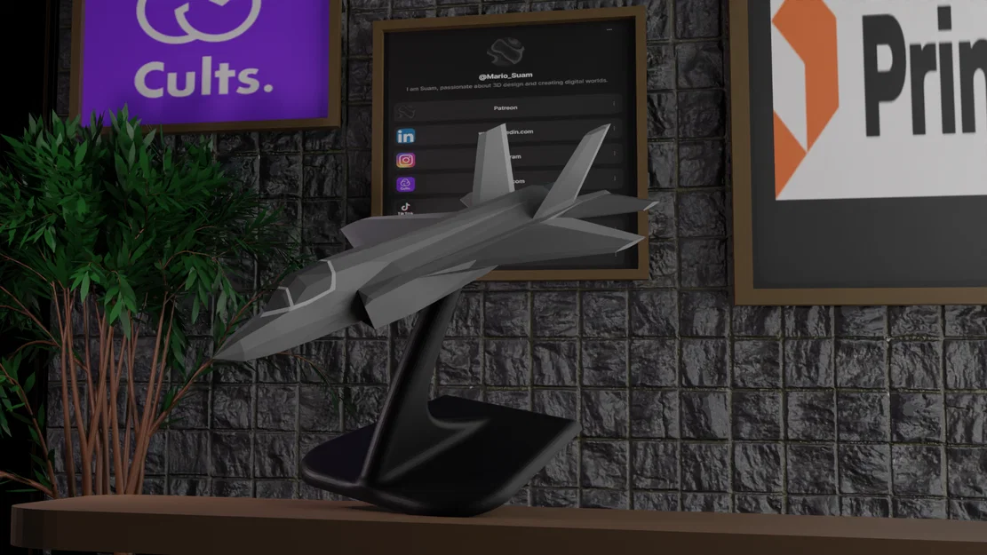 F-35 Lightning II – Mô hình máy bay chiến đấu tàng hình in 3D - Image 1