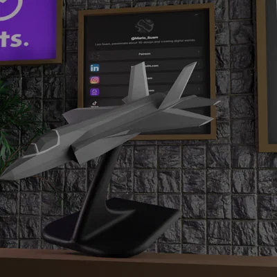 F-35 Lightning II – Mô hình máy bay chiến đấu tàng hình in 3D