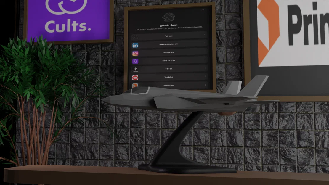 F-35 Lightning II – Mô hình máy bay chiến đấu tàng hình in 3D - Image 2