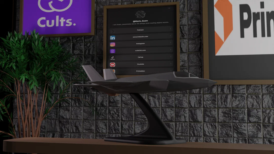 F-35 Lightning II – Mô hình máy bay chiến đấu tàng hình in 3D - Image 3