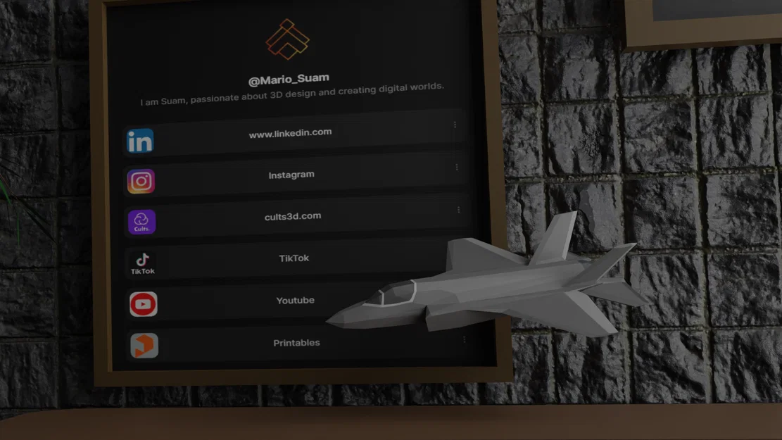 F-35 Lightning II – Mô hình máy bay chiến đấu tàng hình in 3D - Image 4