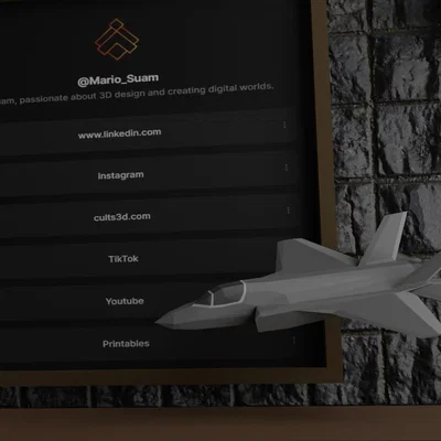 F-35 Lightning II – Mô hình máy bay chiến đấu tàng hình in 3D
