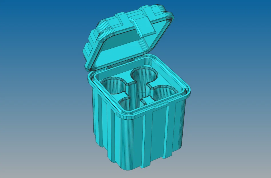 Hộp đựng pin 18650 chống nước - Image 2
