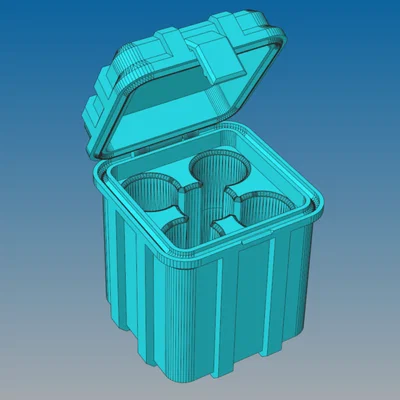 Hộp đựng pin 18650 chống nước