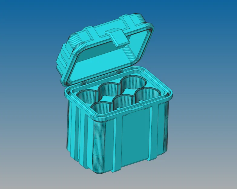 Hộp đựng pin 18650 chống nước - Image 3