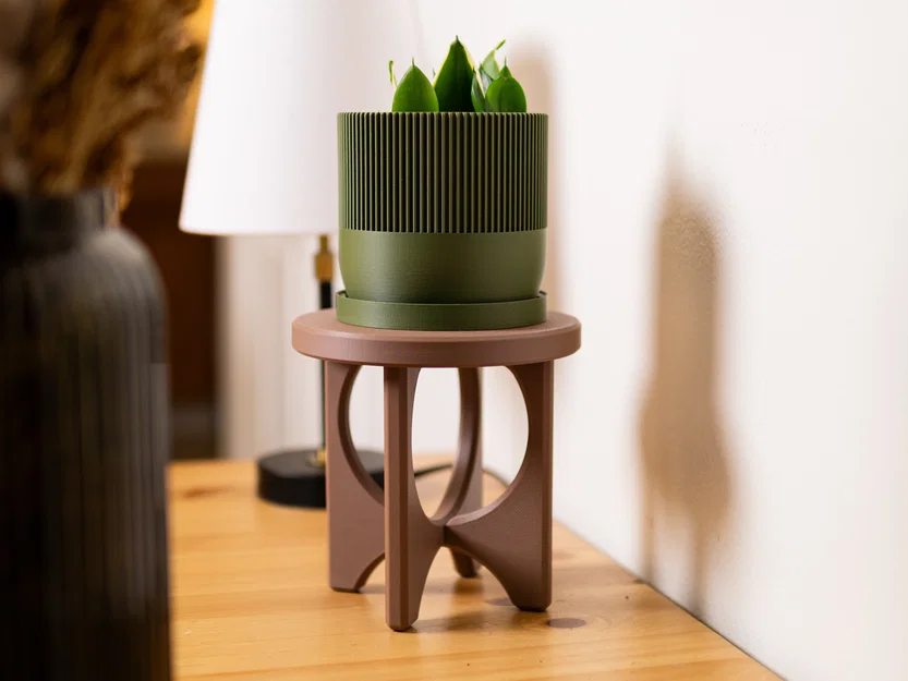 Kệ Đặt Chậu Cây Brasilia | Thiết Kế Mid-Century Modern Phong Cách Broyhill - Image 1