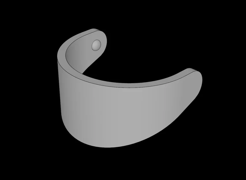 Kính chắn gió (Visor) in 3D tương thích với LEGO Minifig - Image 1