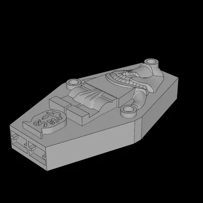 Nắp quan tài xác ướp phong cách Ai Cập tương thích Lego 3D