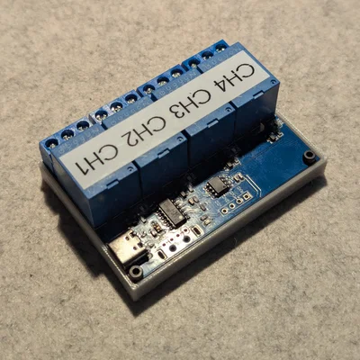 Vỏ cách điện cho module relay 4 kênh