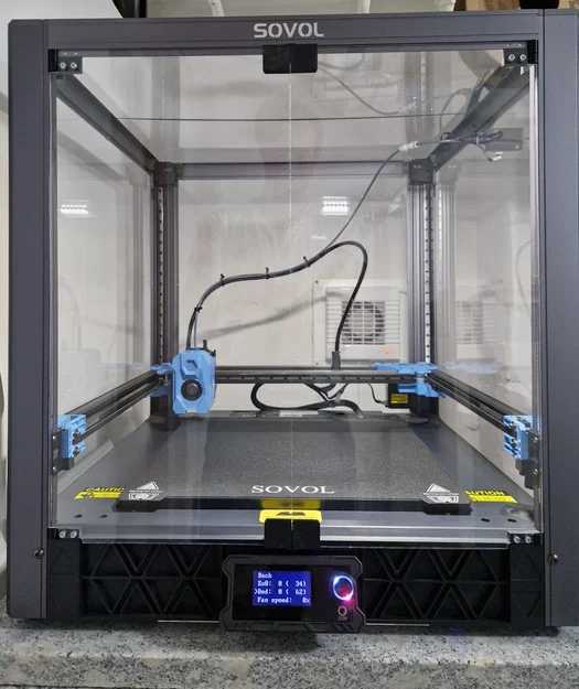 Cửa cho khung bao (Enclosure) SV08, bản lề và nam châm hít - Image 1