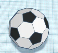 Mô hình quả bóng đá 3D độc đáo để bàn trang trí - Image 1