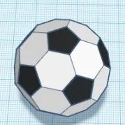 Mô hình quả bóng đá 3D độc đáo để bàn trang trí