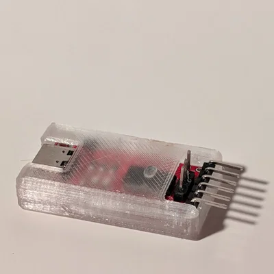 Vỏ hộp bảo vệ cho bộ chuyển đổi FT232RL USB-C TTL (In 3D dễ dàng)