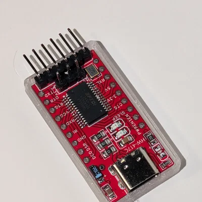 Vỏ hộp bảo vệ cho bộ chuyển đổi FT232RL USB-C TTL (In 3D dễ dàng)