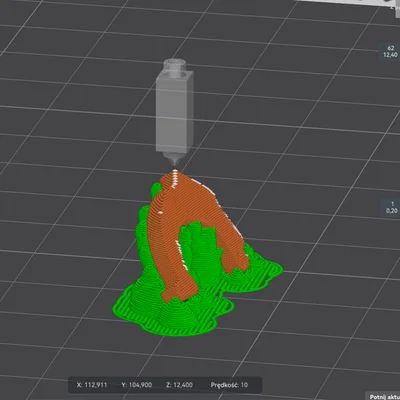 Mô hình 3D linh kiện tay cần (tonearm) cho Audio Technica AT-LP1240
