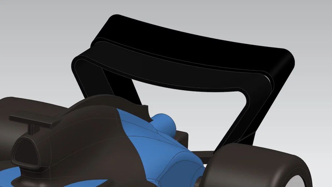 Cánh gió sau (Rear Wing) cho mô hình xe đua OpenRC F1 2022 - Image 1