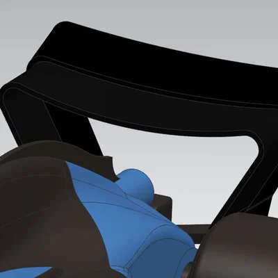 Cánh gió sau (Rear Wing) cho mô hình xe đua OpenRC F1 2022
