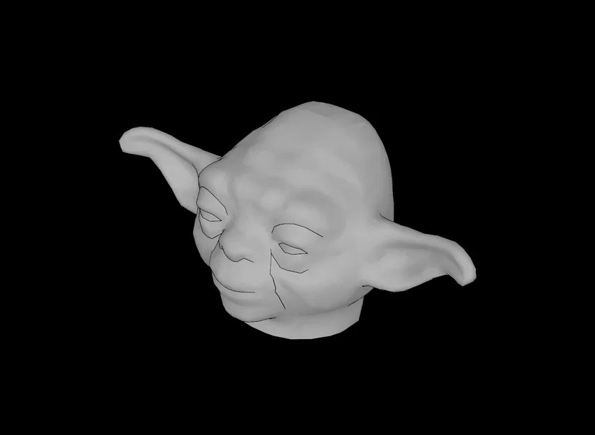 Mô hình đầu Yoda tương thích Lego (41880.dat) - Tải file STL miễn phí - Image 1