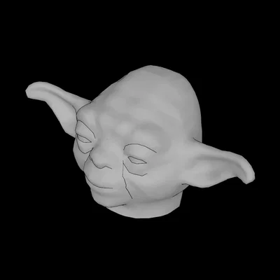 Mô hình đầu Yoda tương thích Lego (41880.dat) - Tải file STL miễn phí