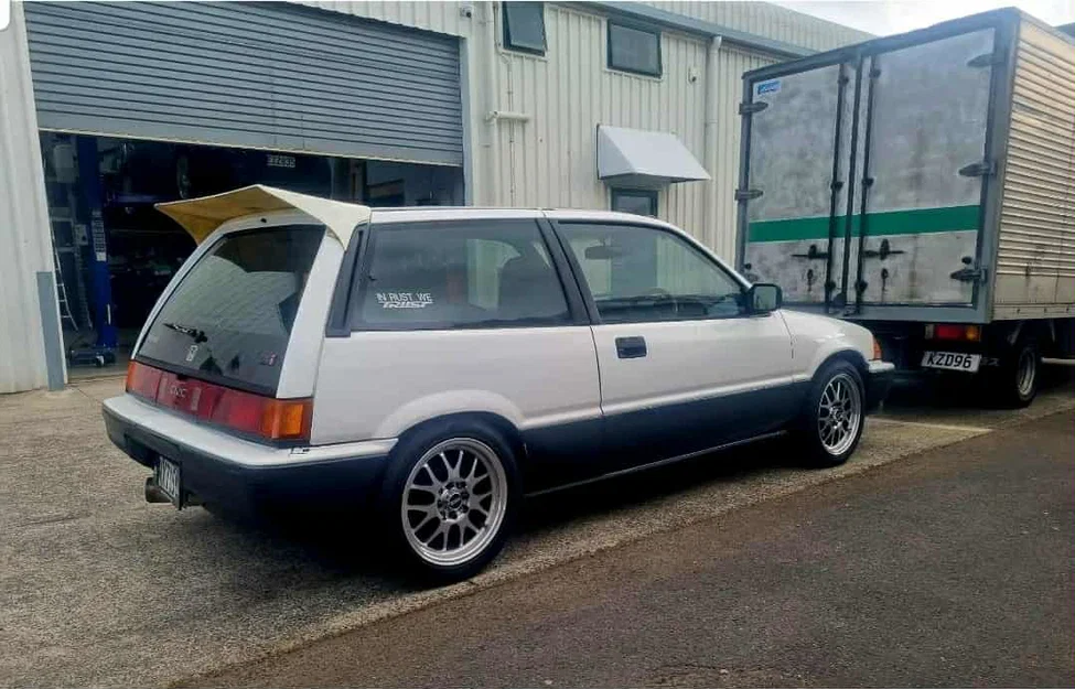 Mô hình cánh gió Kanjo Style cho Honda Civic AT 83-87 - Image 1